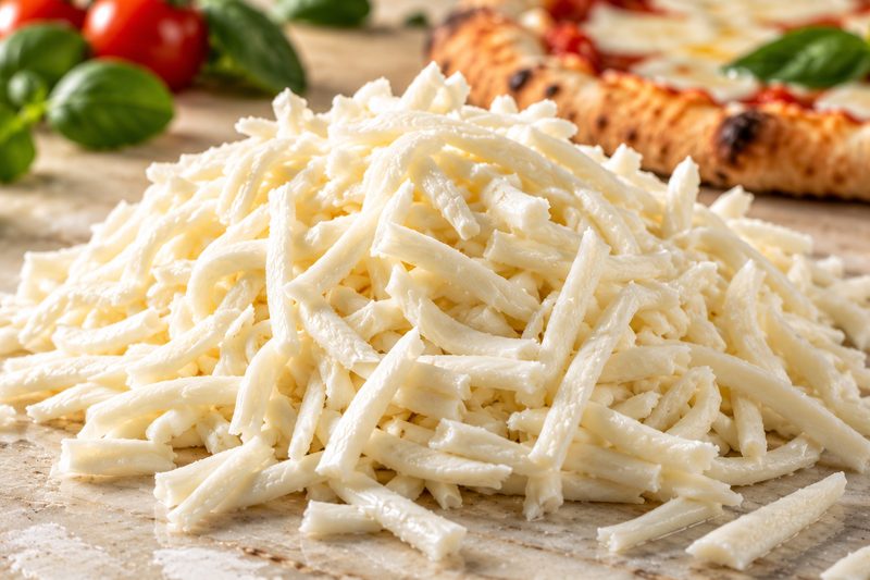 Fiordilatte taglio julienne per pizza